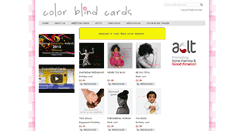 Desktop Screenshot of colorblindcards.com